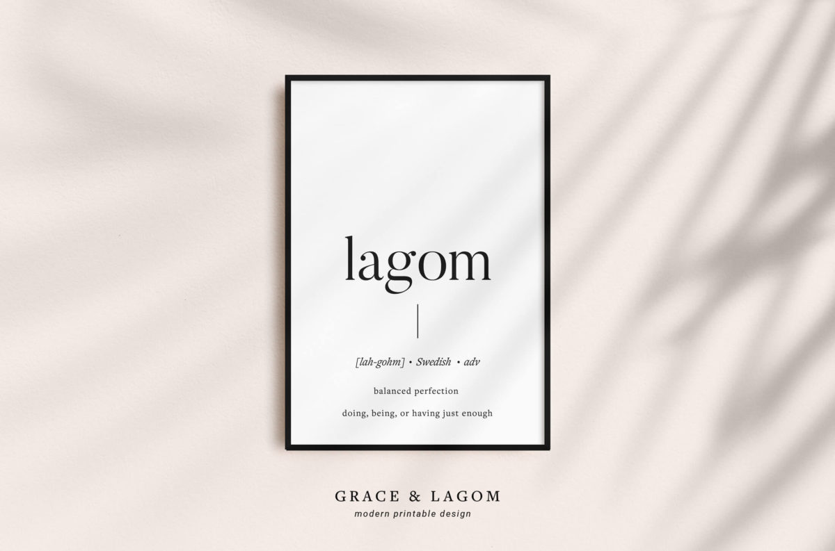 Lagom Definition