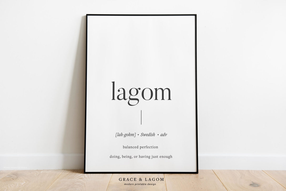 Lagom Definition