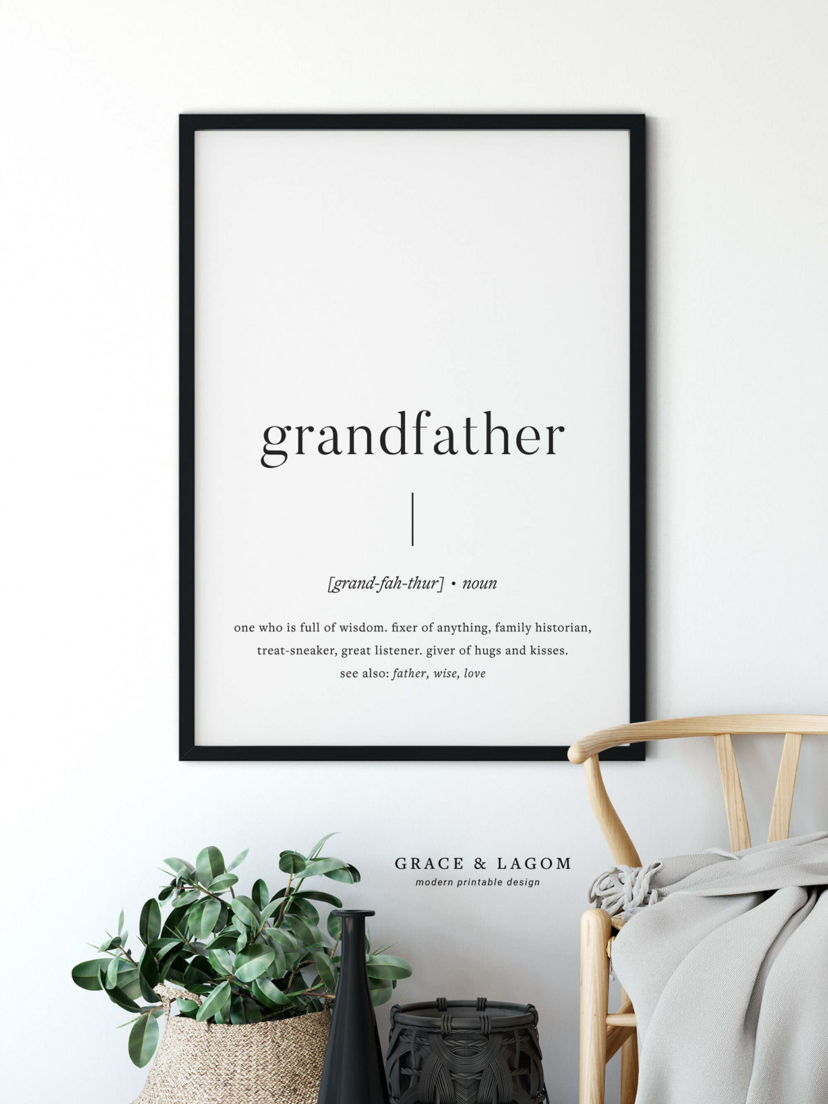 Grandfather Definition Print
