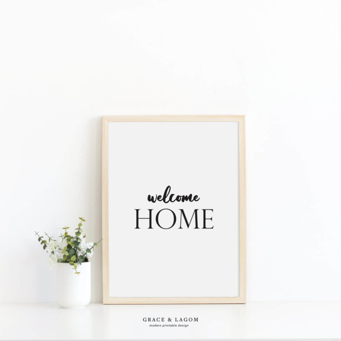 welcome home decor | printable wall art