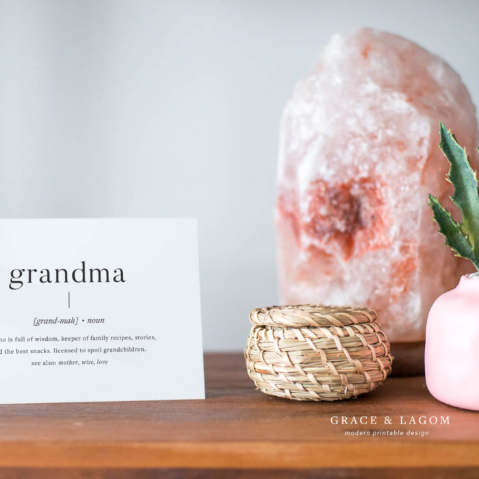 Grandma Definition | Printable Birthday Cards for Grandma