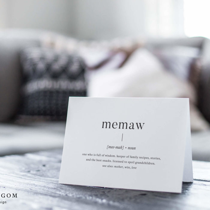 memaw Definition | Printable Birthday Cards for Grandma